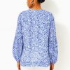 Laurelie Linen Printed Top